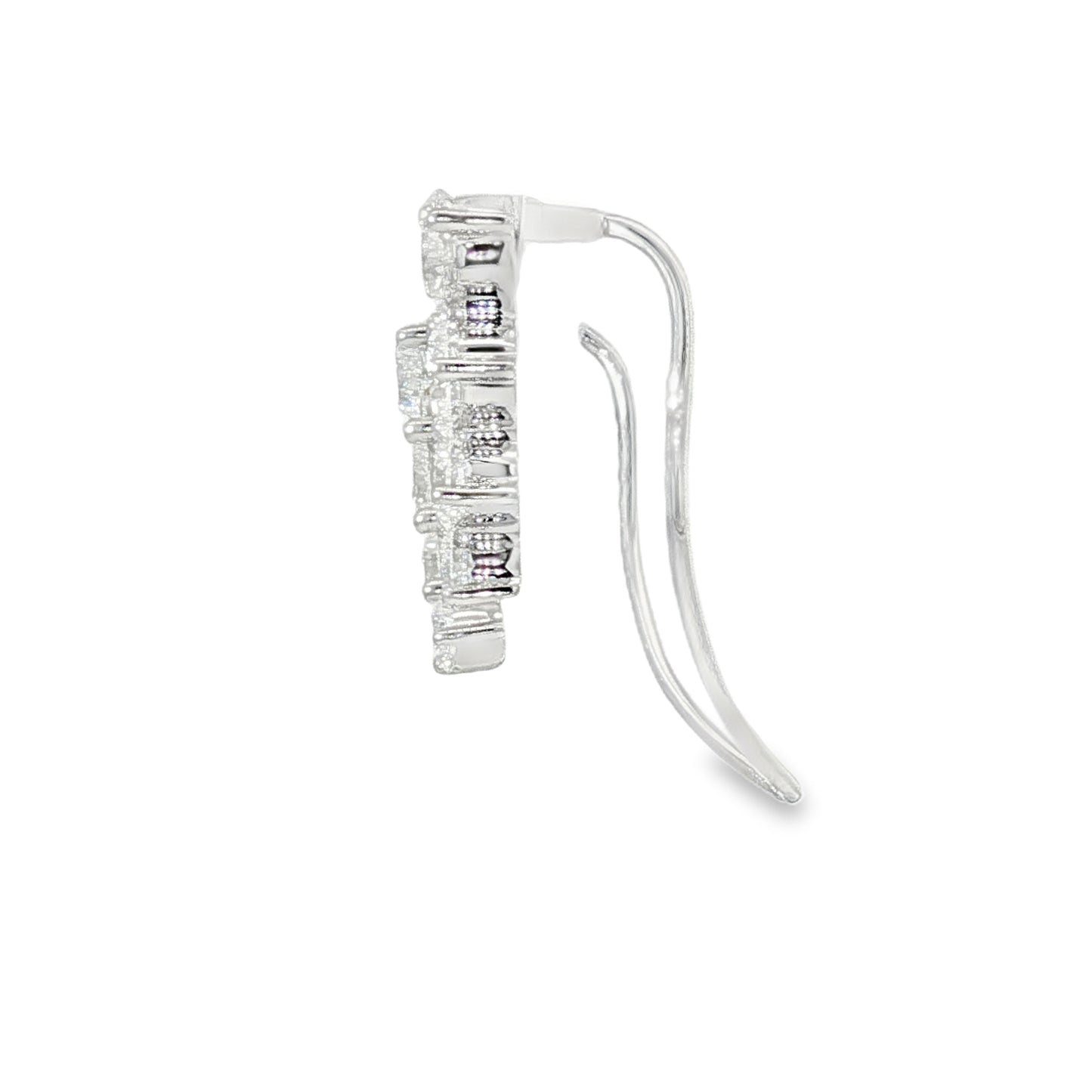 18KW .25ct Medium Ear Climbers