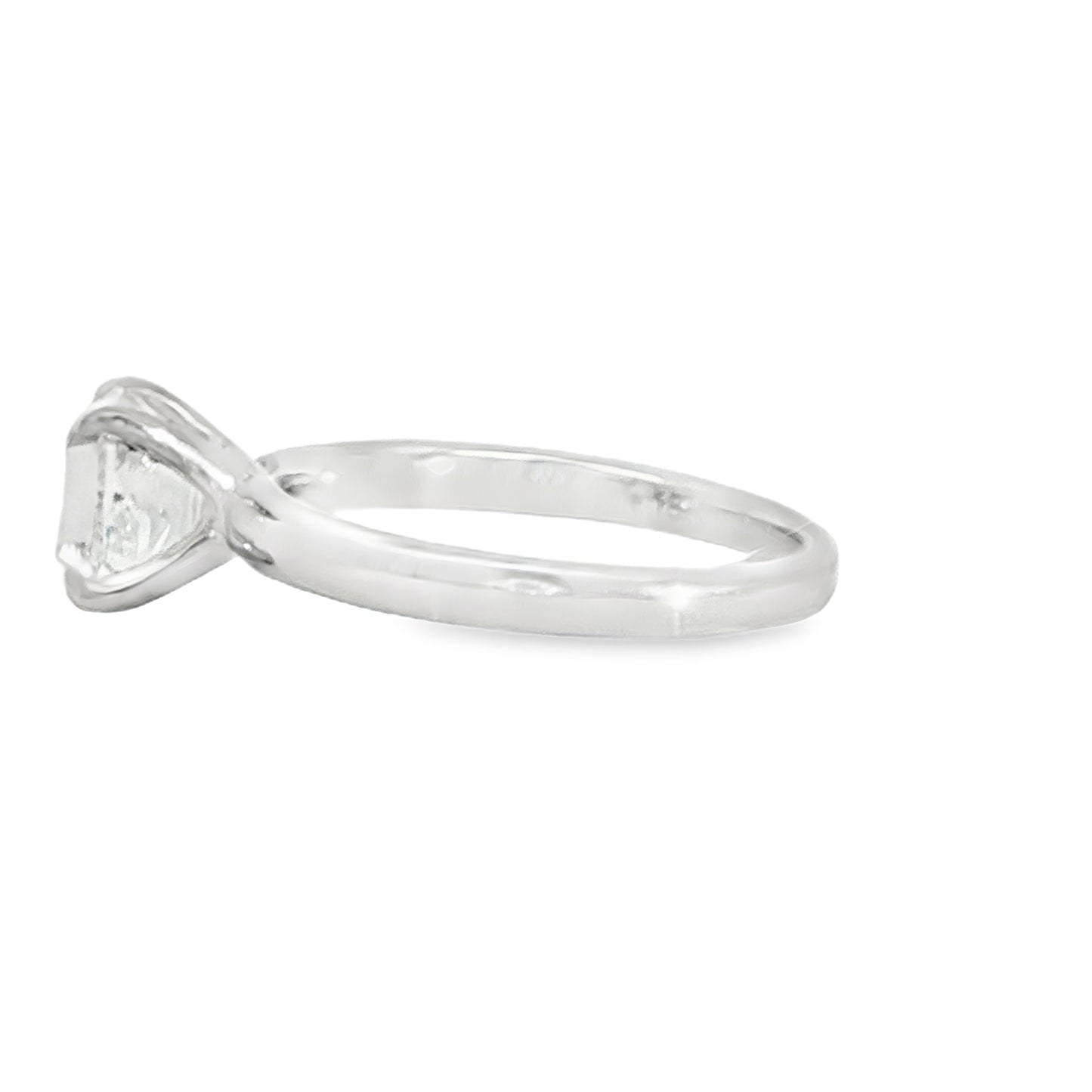 18KW 2.01ct Sq. Emerald Osheeli Solitaire