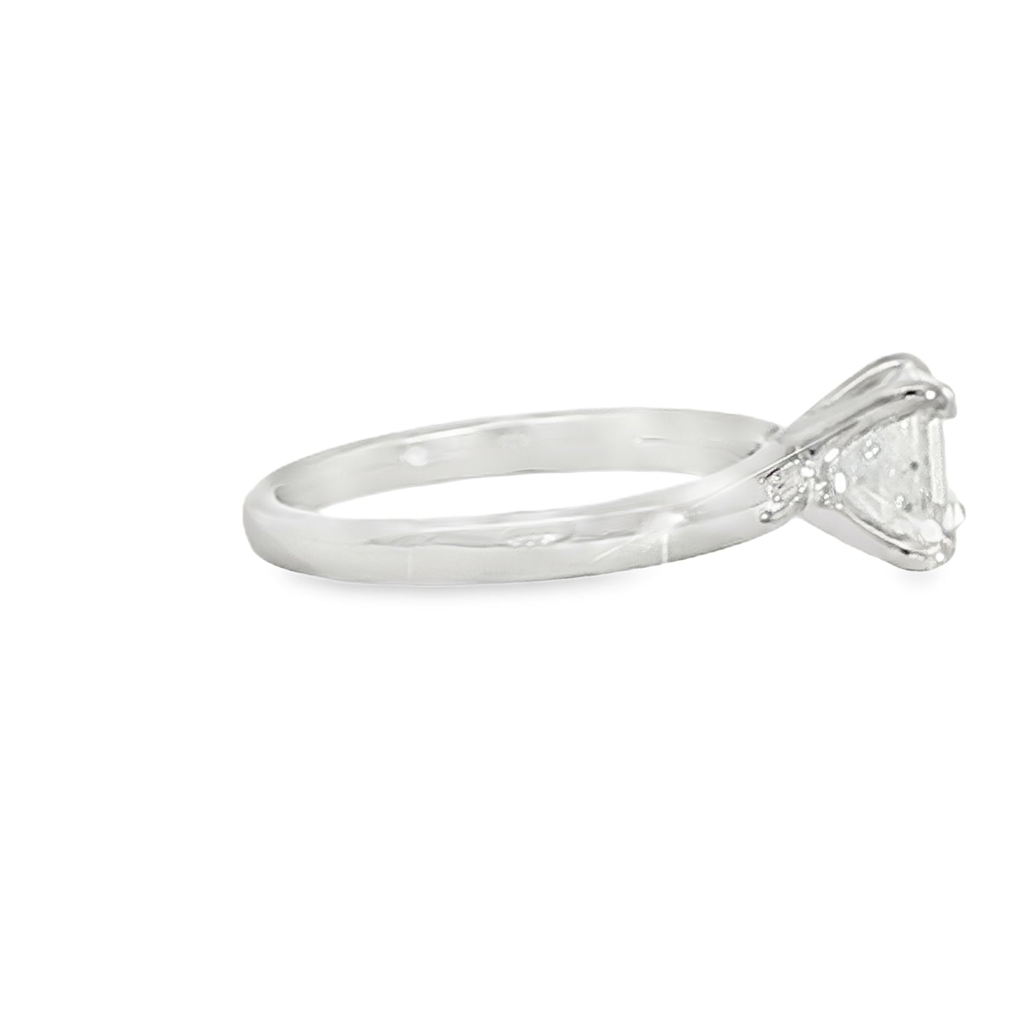 18KW 2.01ct Sq. Emerald Osheeli Solitaire