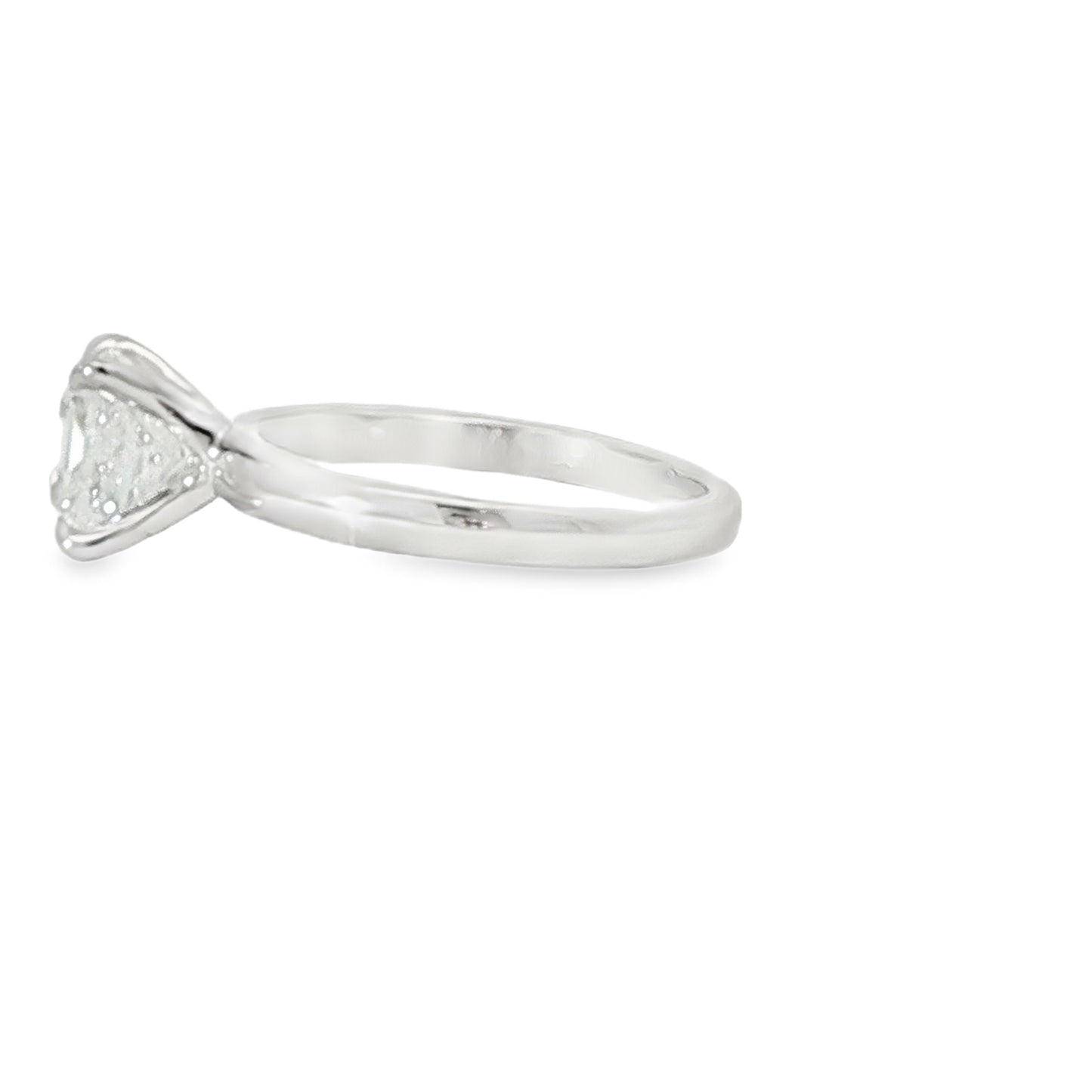 18KW 2.11ct Sq. Radiant Osheeli Solitaire