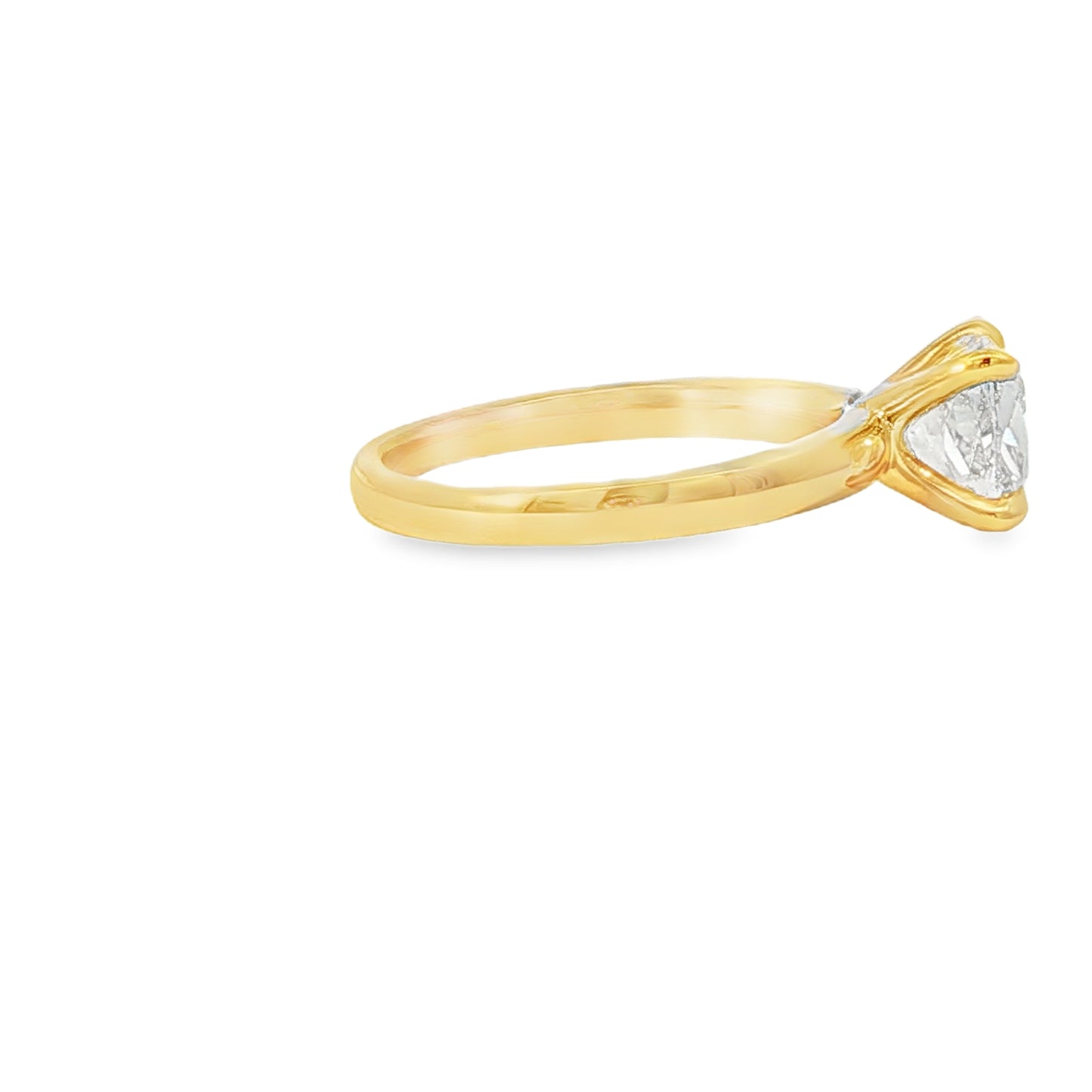 18KY 1.72ct Sq. Cushion Osheeli Solitaire