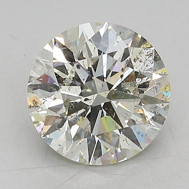 1.53 Carat K-I1 Round Cut Diamond