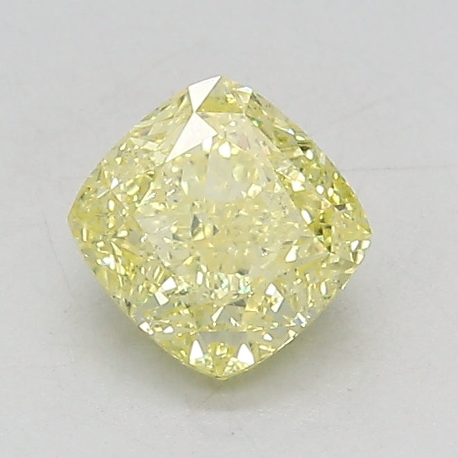 1.03 Carat Intence Yellow-I1 Cushion Cut Diamond