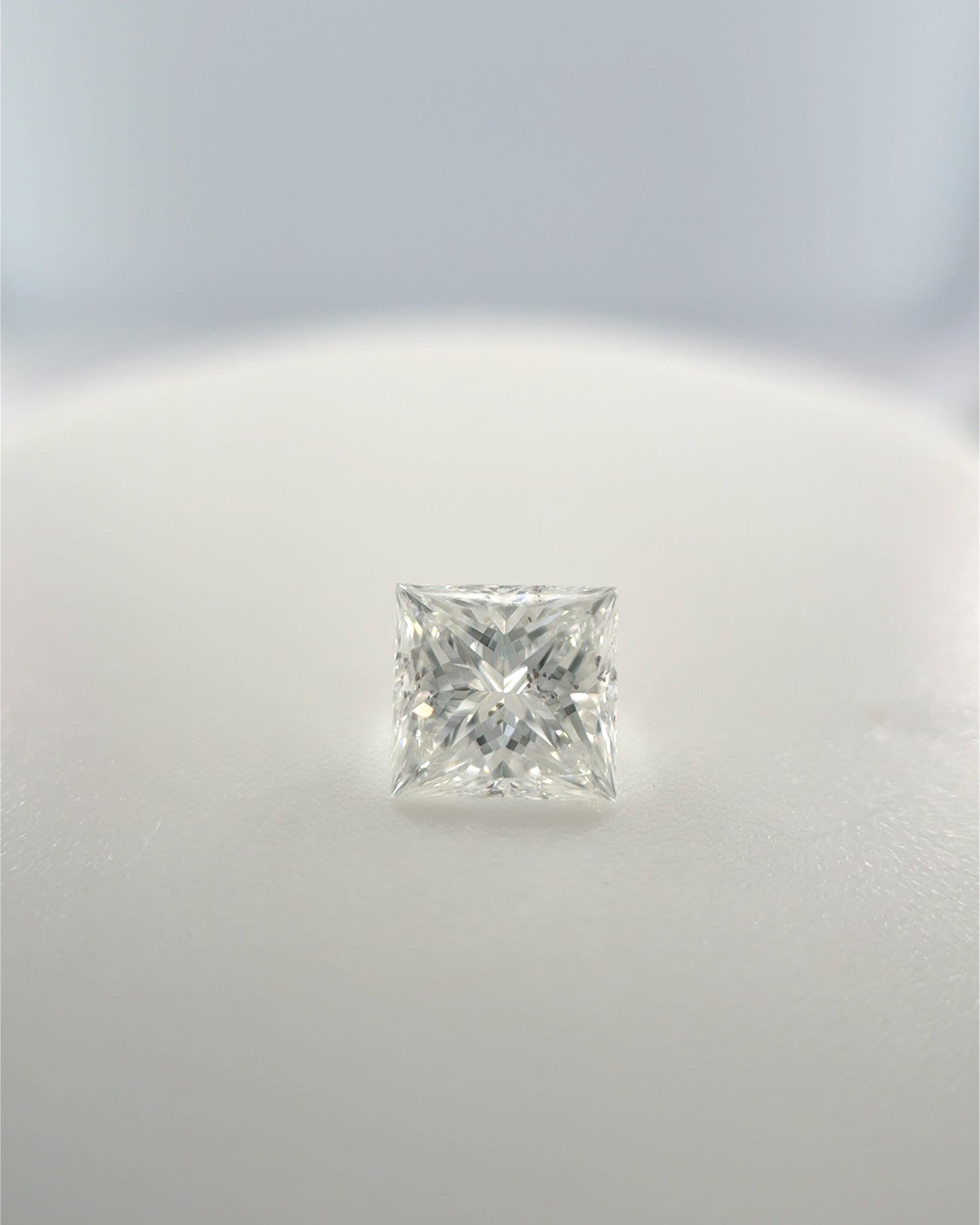 0.95 Carat G-SI2 Princess Cut Diamond