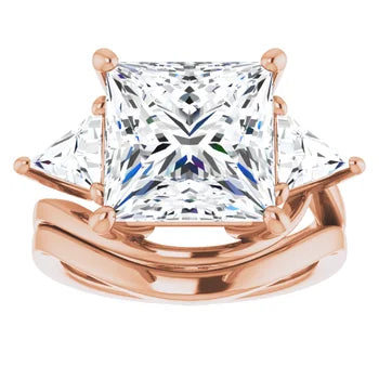 Princess-Rose Gold|Princess|14K Rose Gold|18K Rose Gold