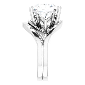 Trio Solitaire Ring (For Round | Princess | Assher Shape)