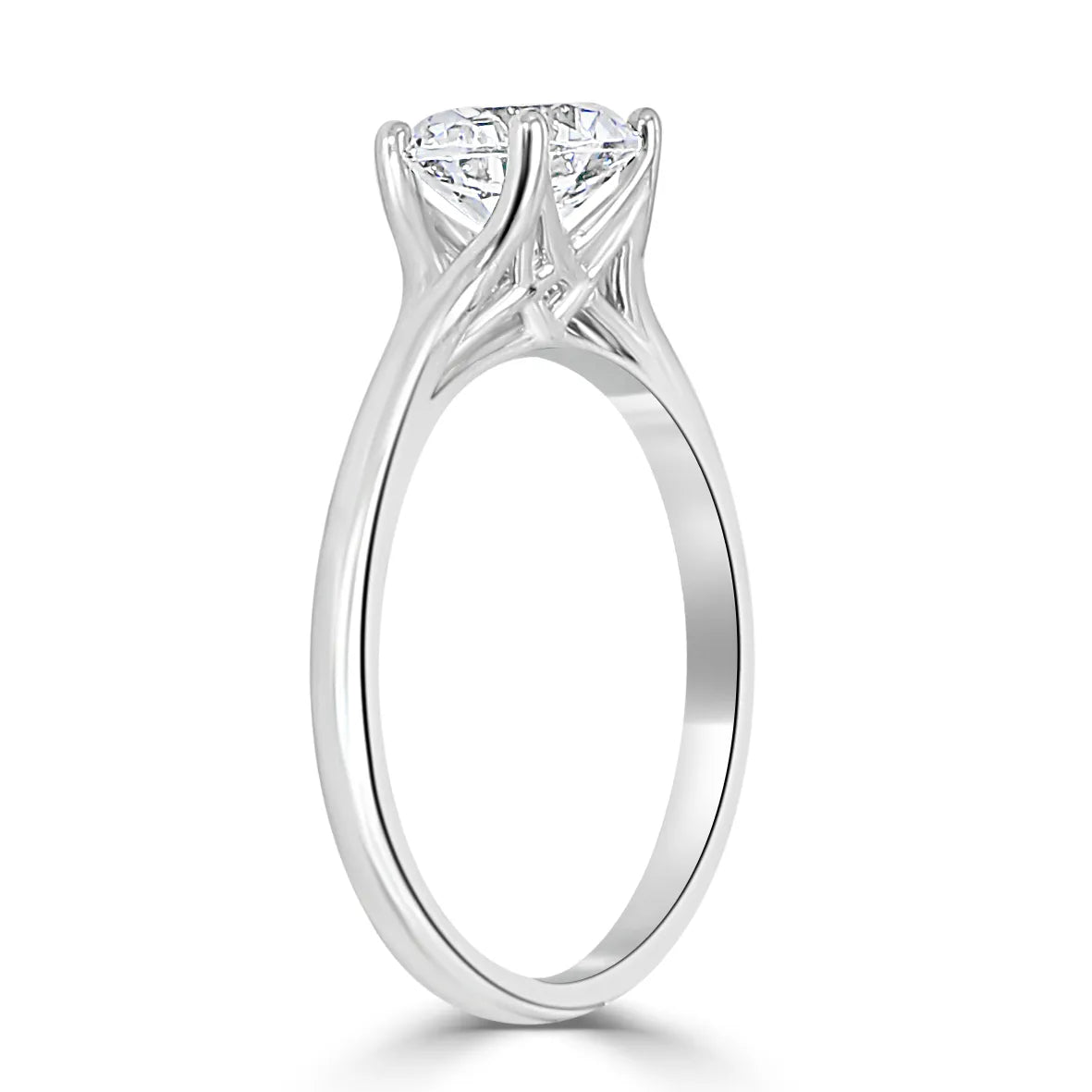 Double Cross Solitaire (For Cushion | Oval | Emerald | Princess |Assher Shape