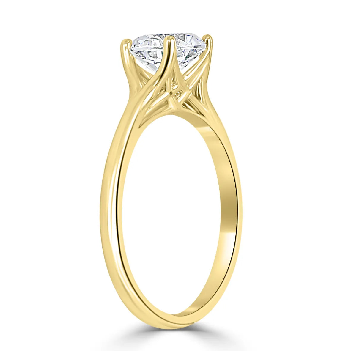 Double Cross Solitaire (For Cushion | Oval | Emerald | Princess |Assher Shape