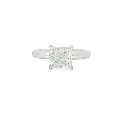 18KW 2.11ct Sq. Radiant Osheeli Solitaire
