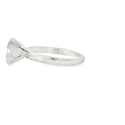 18KW 2.11ct Sq. Radiant Osheeli Solitaire
