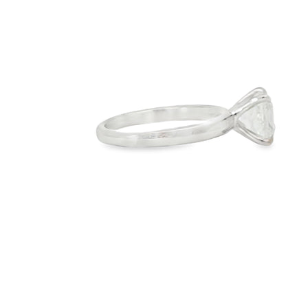 18KW 2.11ct Sq. Radiant Osheeli Solitaire