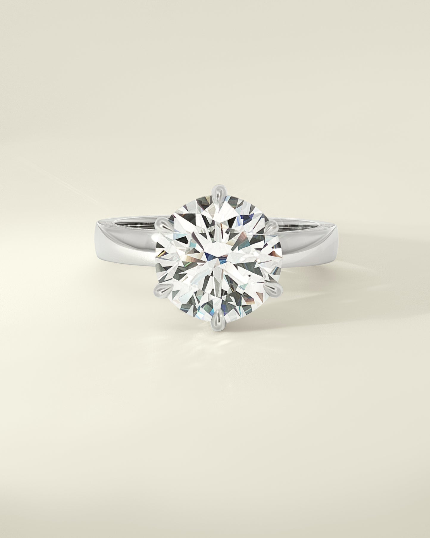 Platinum 3.56 ctw Round Osino Hidden Halo & Half Inset Eternity Ring