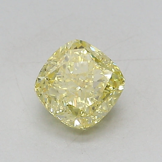 0.71 Carat Intence Yellow-SI2 Cushion Cut Diamond