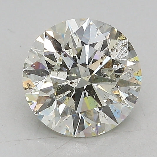 1.53 Carat K-I1 Round Cut Diamond