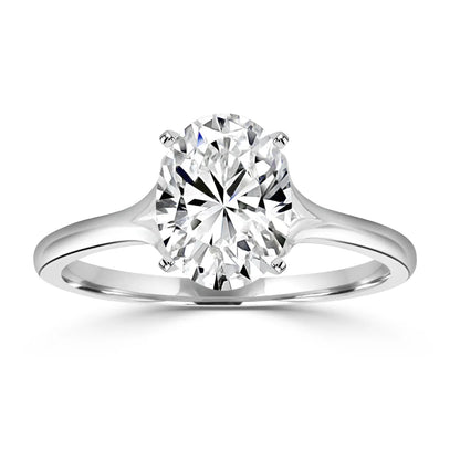 Oval-White Gold|Oval|14K White Gold|18K White Gold|Platinum