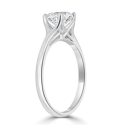 Double Cross Solitaire (For Cushion | Oval | Emerald | Princess |Assher Shape
